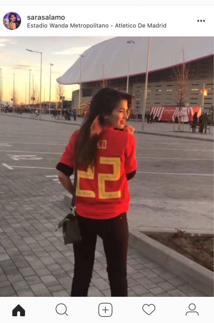 Sara Sálamo, fiel a Isco y a la Selección