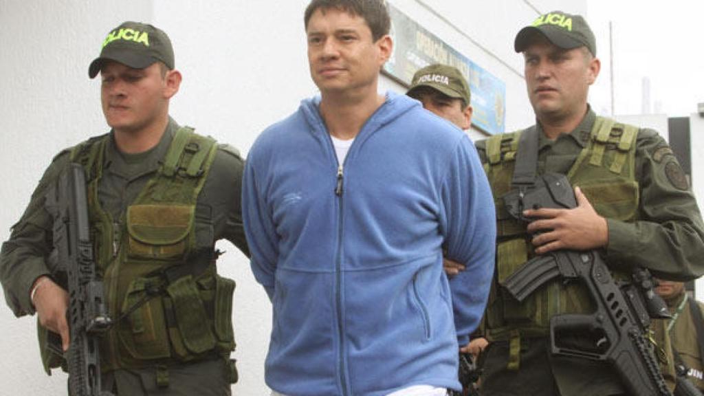 Germán Gonzalo Sánchez Rey, alias El Coletas, tras su detención en Colombia en 2010.
