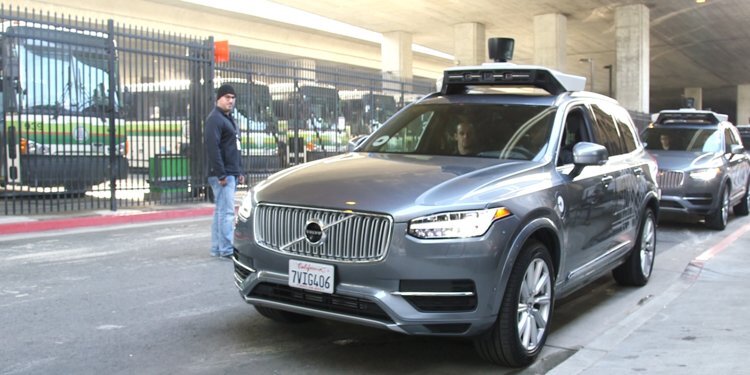 volvo xc90 uber coche autonomo