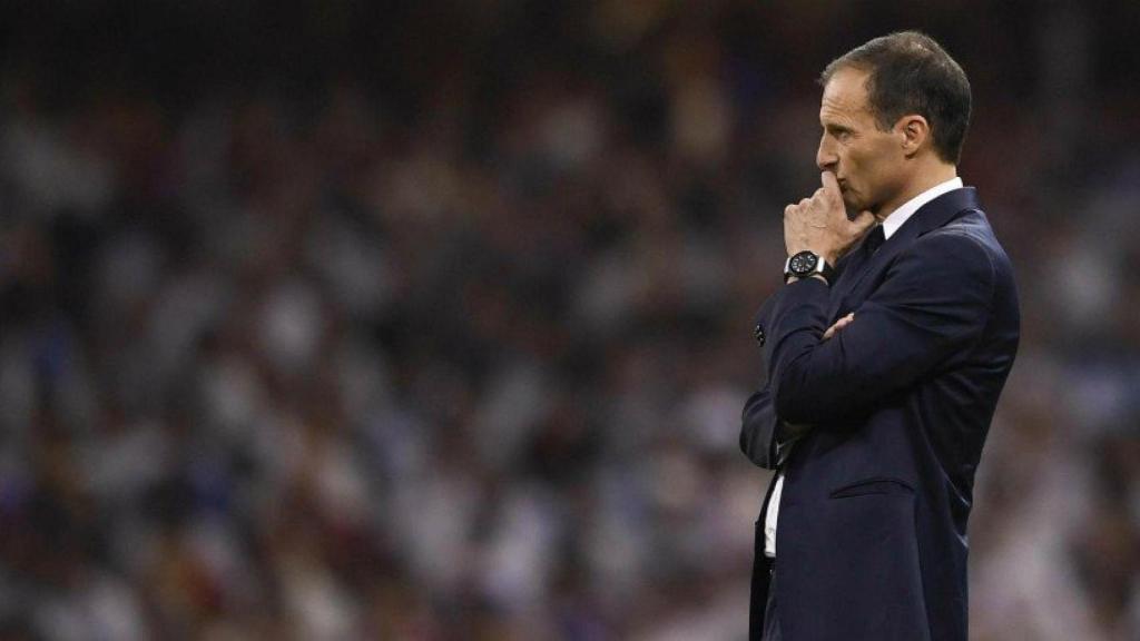 Massimiliano Allegri, durante un partido