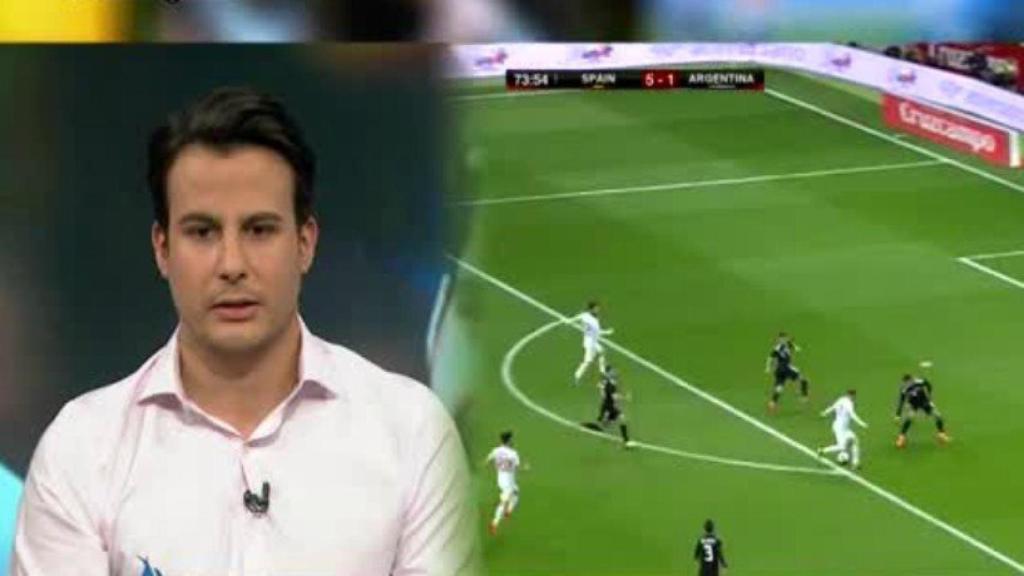 Juanfe Sanz, en El Chiringuito. Foto: Twitter (@elchiringuitotv)