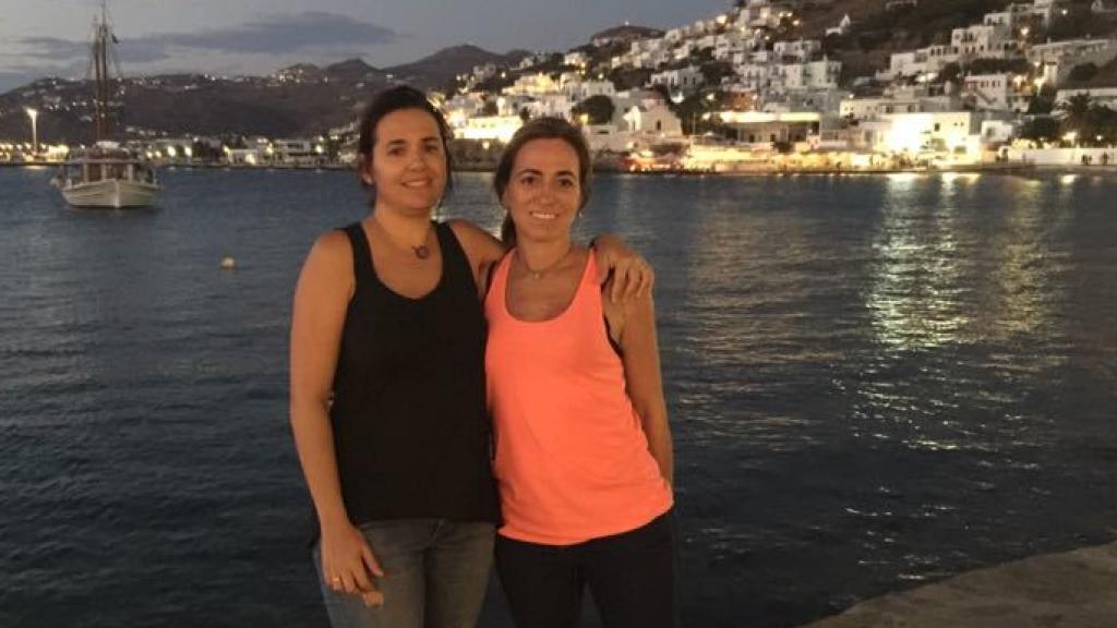 Carme Chacón y Mireia Chacón.