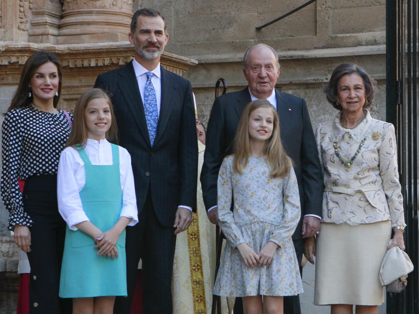 La Familia Real en la catedral de Palma de Mallorca. Gtres.