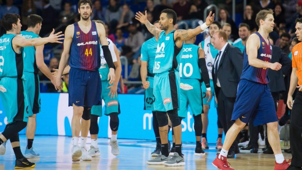 Landesberg, en el Barcelona - Estudiantes de Liga Endesa.