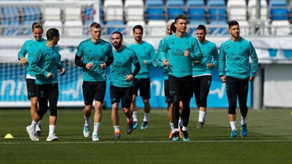 Entrenamiento del Real Madrid