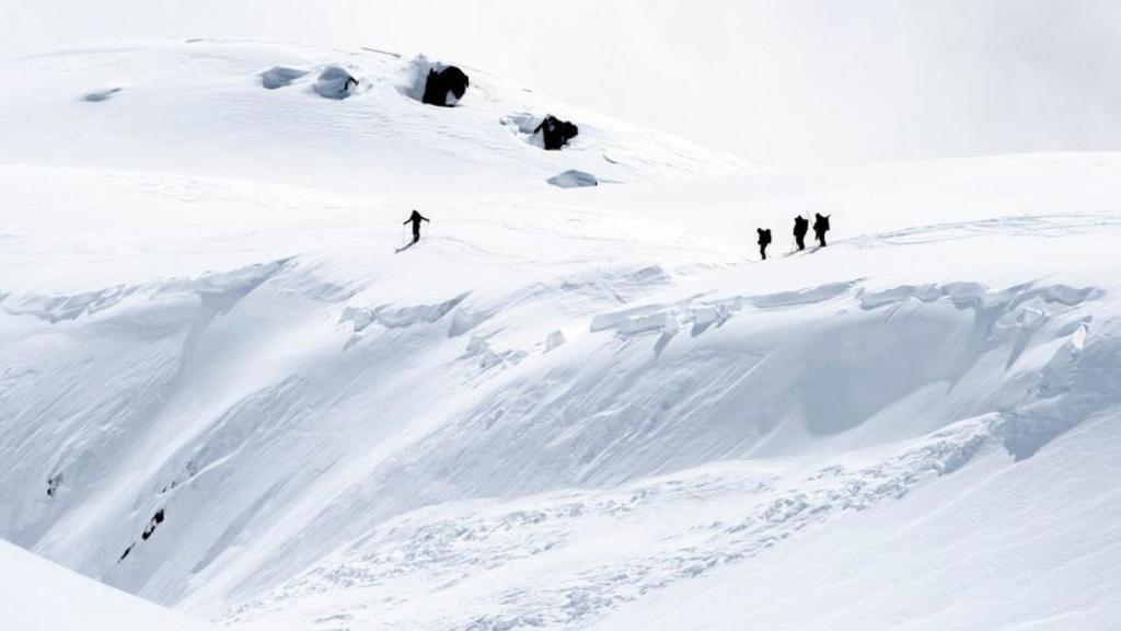 Imagen de los Alpes suizos de Valais.