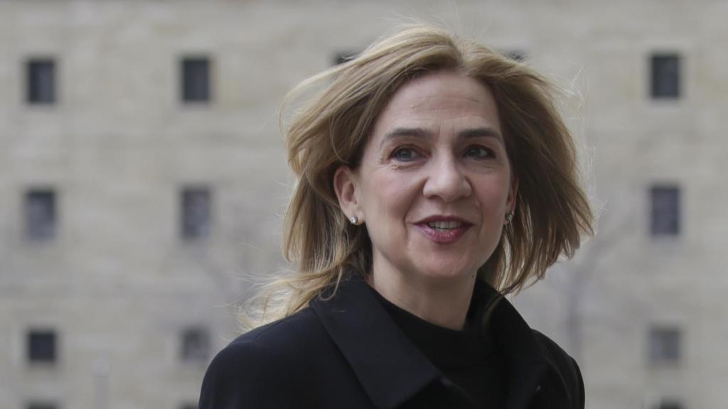 La infanta Cristina, radiante y sonriente