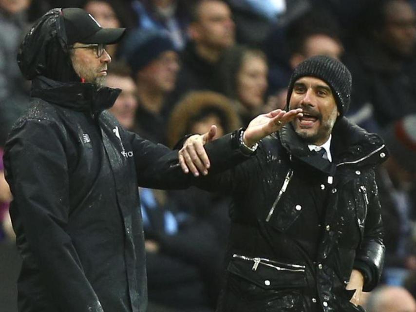 Jürgen Klopp y Pep Guardiola.