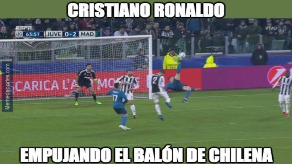 Meme del Juventus - Real Madrid. Foto: memedeportes.com