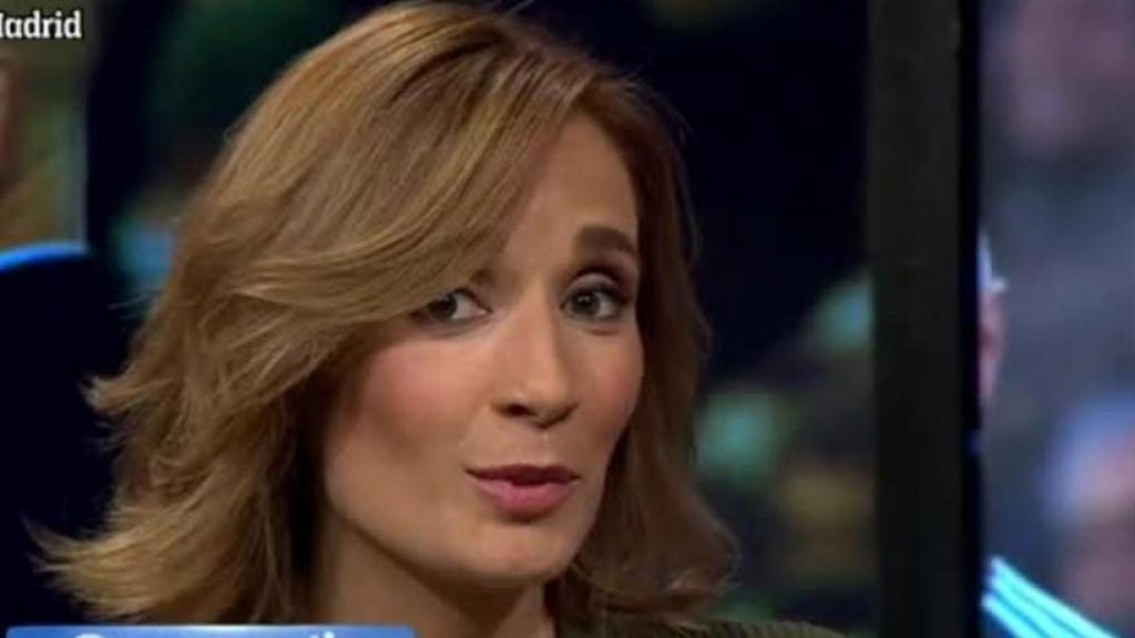 Rocío Martínez, en El Chiringuito. Foto: Twitter (@elchiringuitotv)