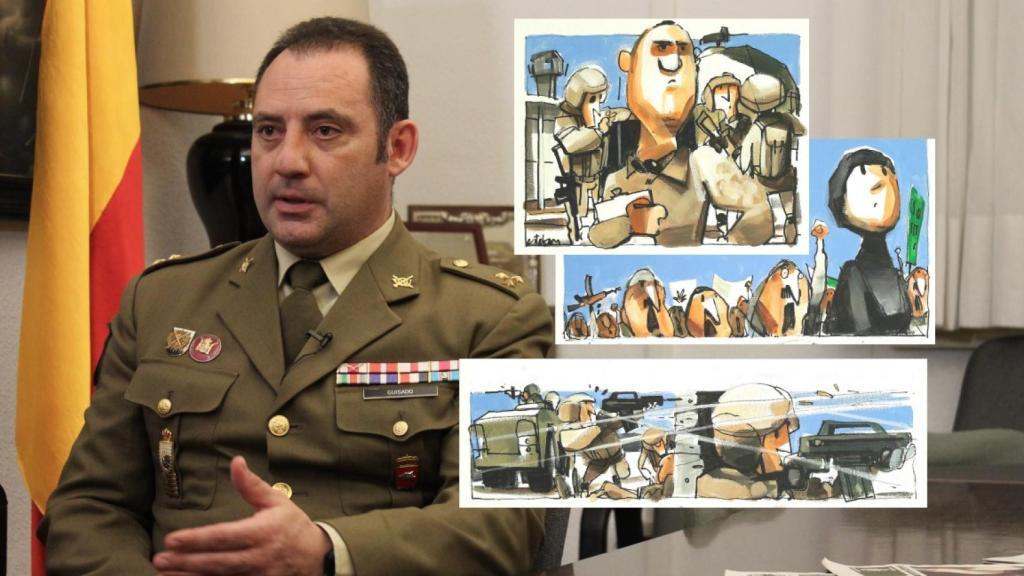 El capitán Jacinto Guisado protagonizó el rescate de Najaf (Irak).