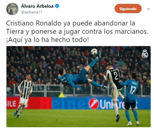 Arbeloa: Cristiano ya puede abandonar la tierra y jugar contra los marcianos