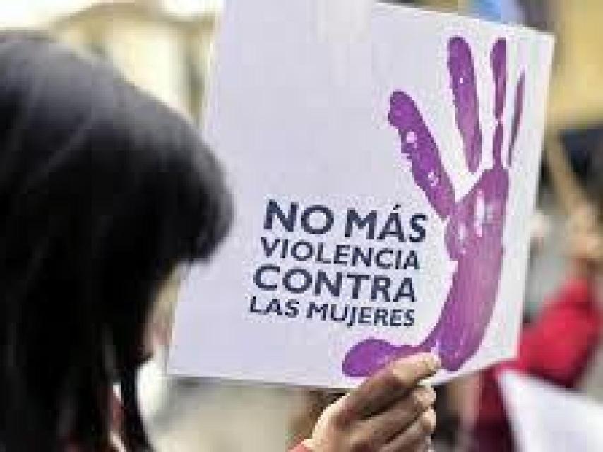 Manifestación contra la violencia de género./
