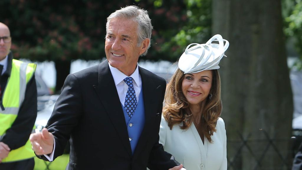 David Matthews en la boda de su hija.