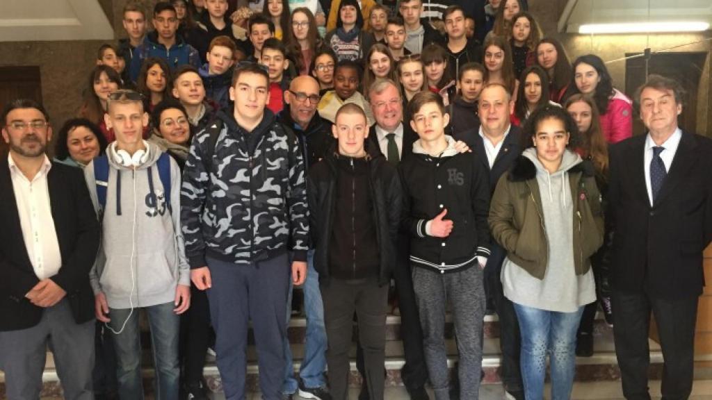 recepcion alumnos de Erasmus