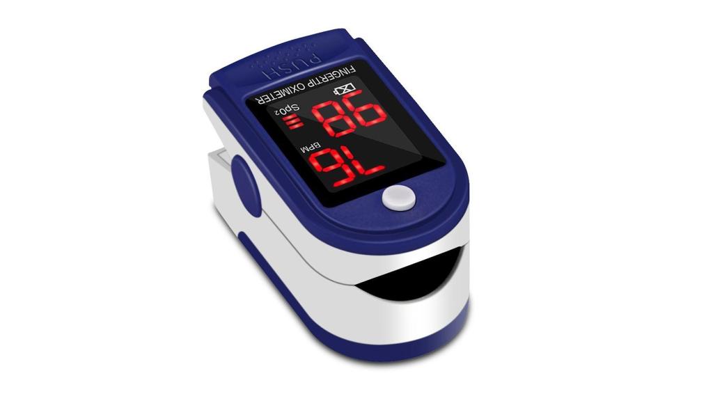 Permite medir el pulso con un botón.