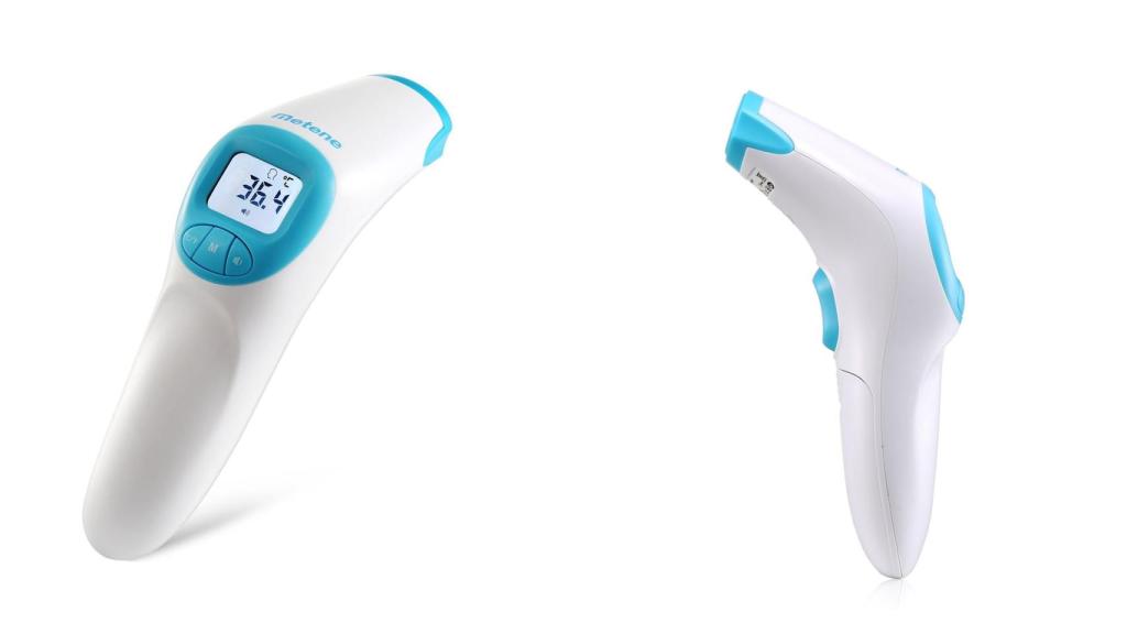 La temperatura aparece en su pantalla LCD.