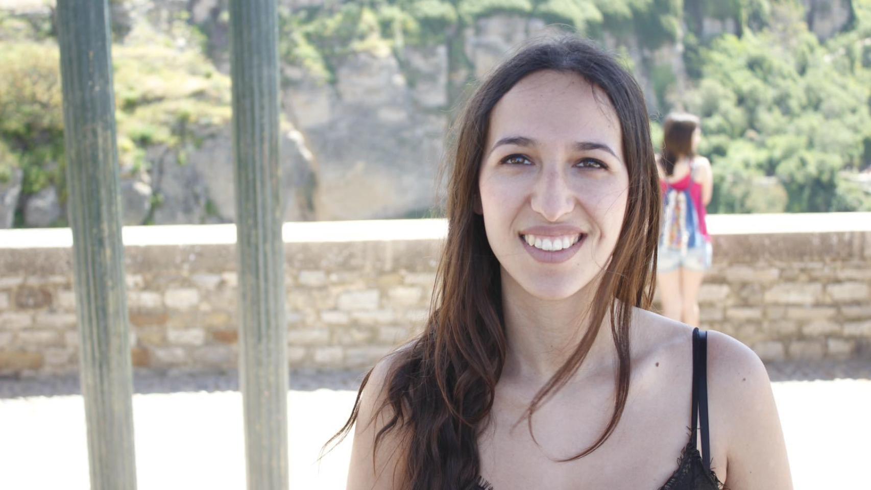 Estefanía se mudó a Madrid para estudiar un máster.