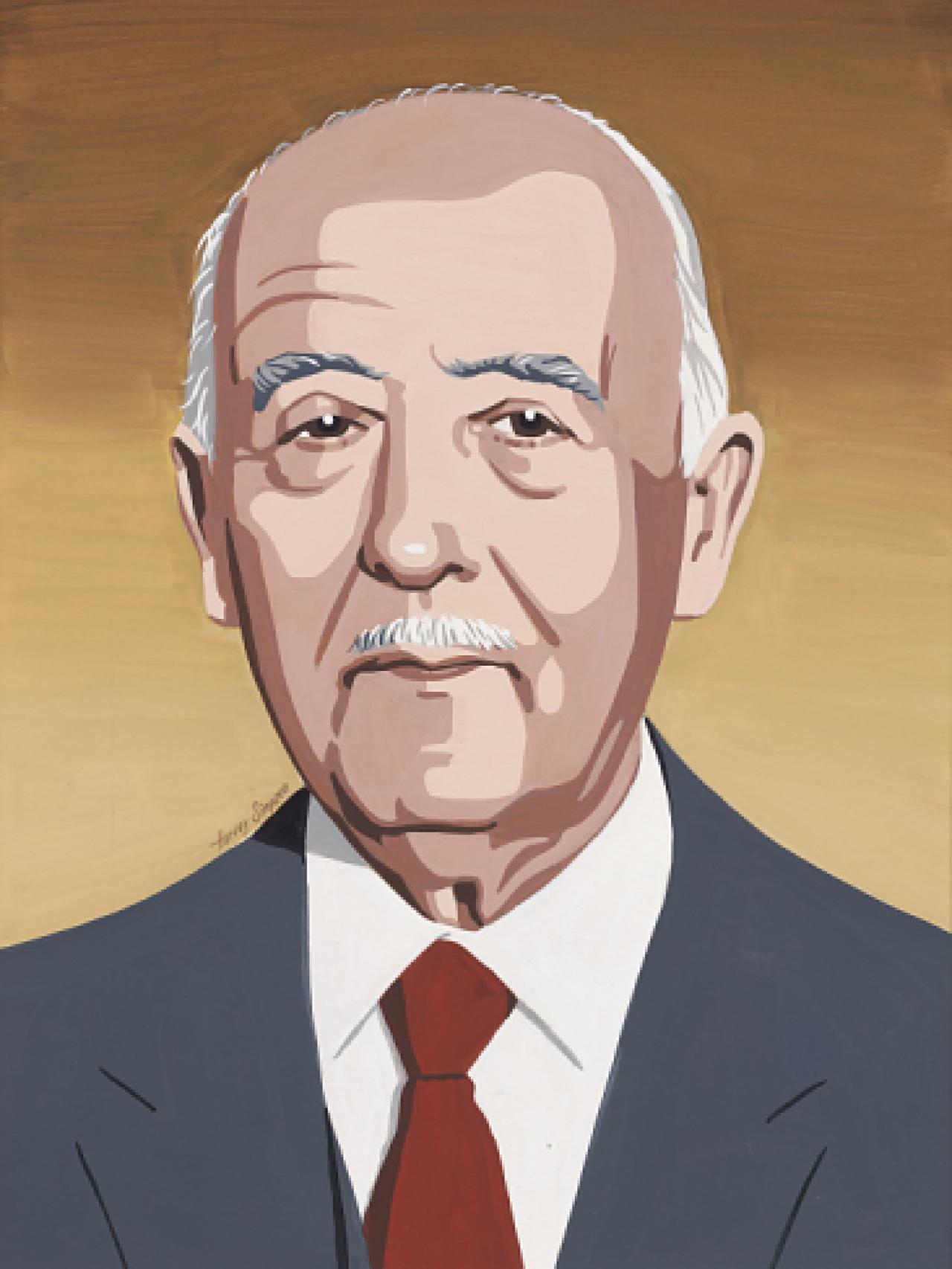 El retrato de Franco hecho por Simpson.