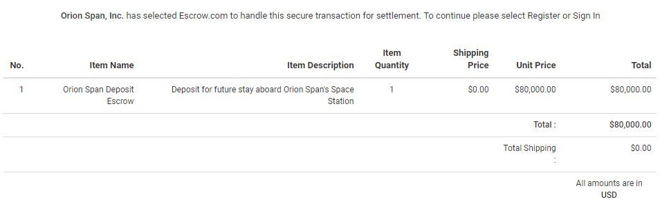 reserva hotel de lujo en el espacio