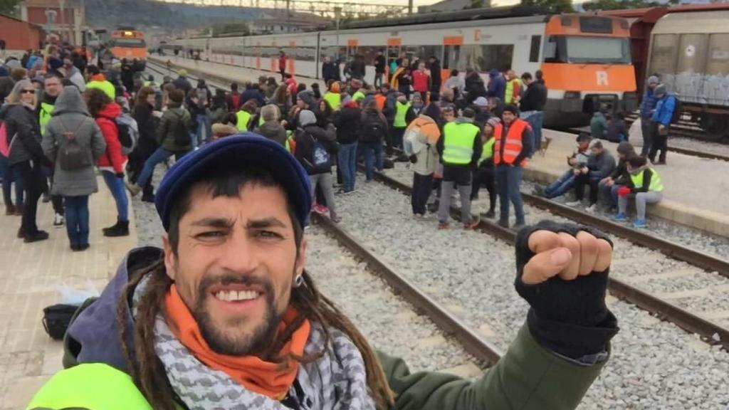 Abel Aguilar, otro de los detenidos (luego puesto en libertad) este martes.