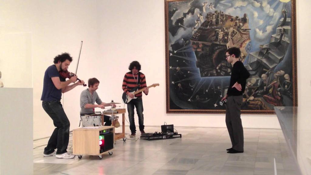 Concierto delante de Un mundo, de Ángeles Santos.