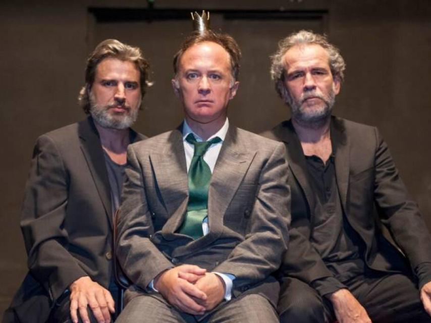 Alberto San Juan, Luis Bermejo y Willy Toledo, protagonistas de la obra El rey.