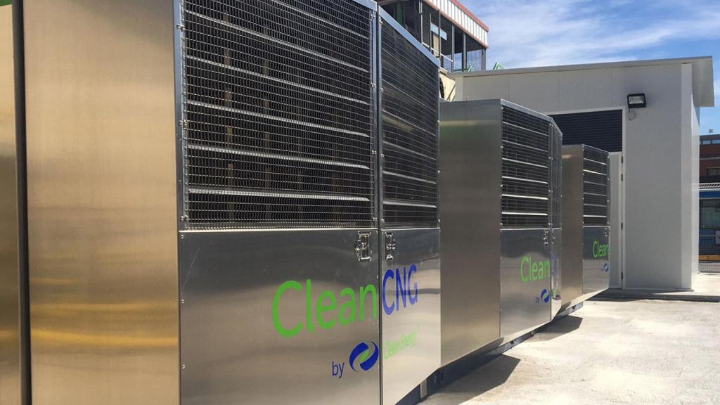 Una de las estaciones de abastecimiento de la startup Gas&Go en Madrid.