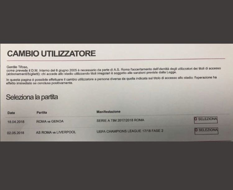 ¡La Roma vendía entradas para la vuelta contra el Liverpool antes del sorteo!