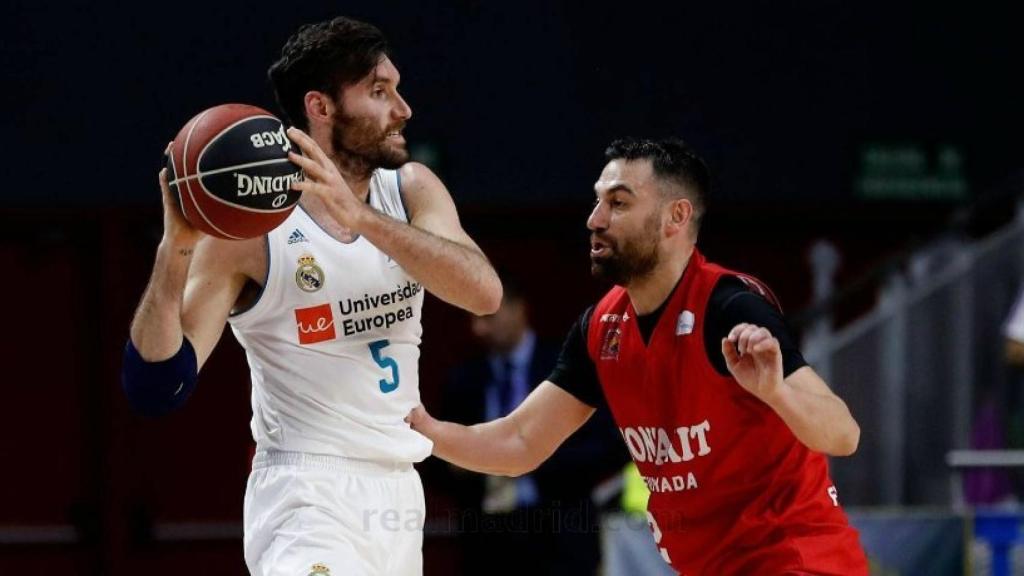 Rudy ante Popovic, jugador del Fuenlabrada