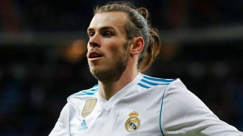 Bale celebra un gol con el Real Madrid