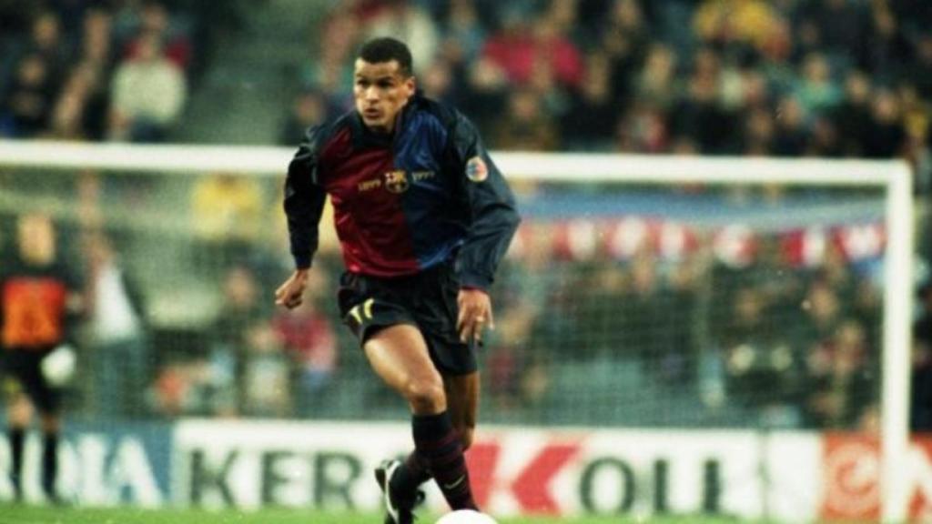 Rivaldo, con el Barcelona. Foto: fcbarcelona.com