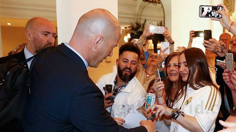 Vídeo | Así fue la llegada del Real Madrid a Málaga