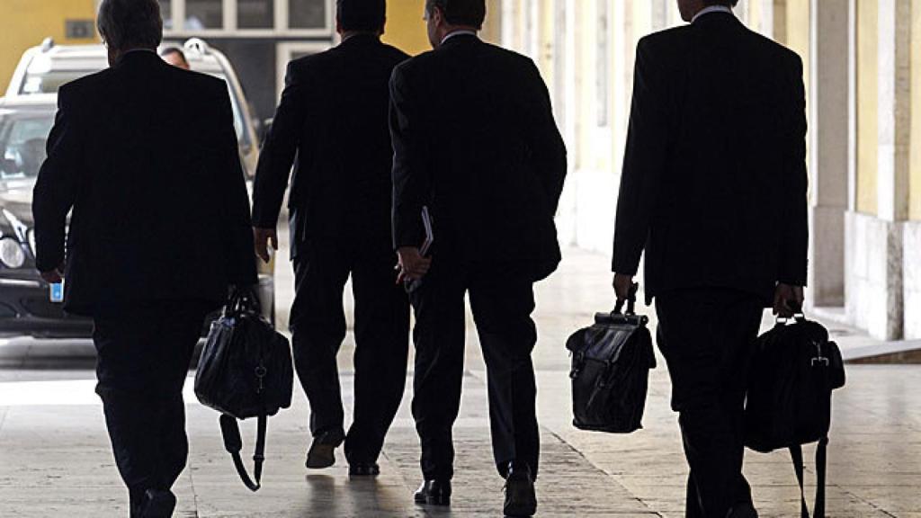 Los hombres de negro de Bruselas.