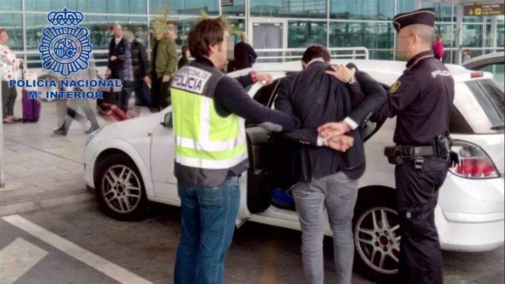 Imagen difundida por la Policía tras la detención de uno de los supuestos agresores.