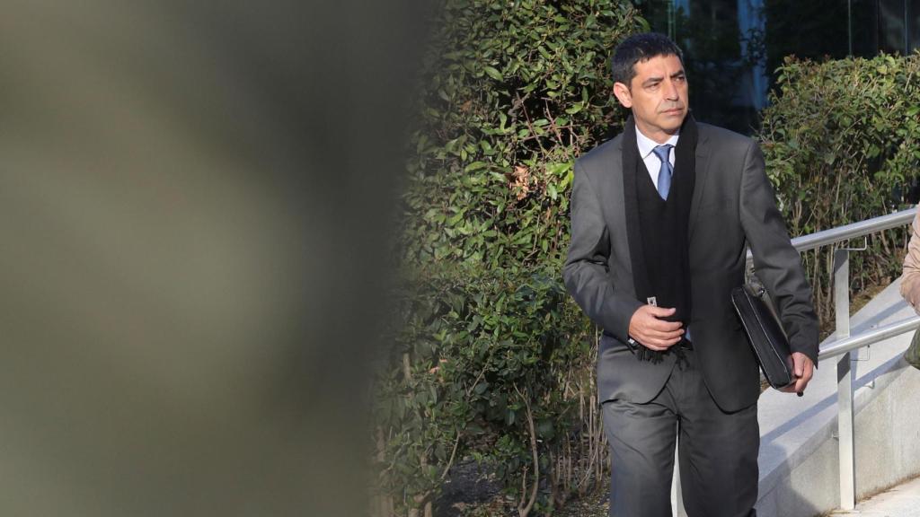 Josep Lluis Trapero tras comunicarle la jueza Carmen Lamela su procesamiento