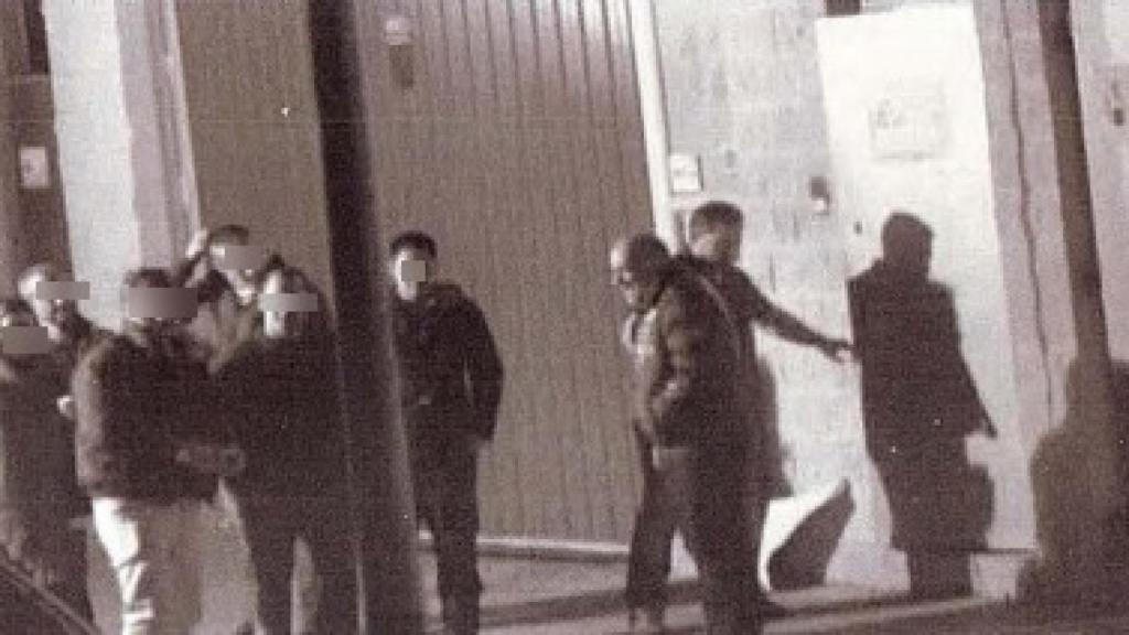 Imagen de otro de los seguimientos policiales al grupo de Sito Miñanco.