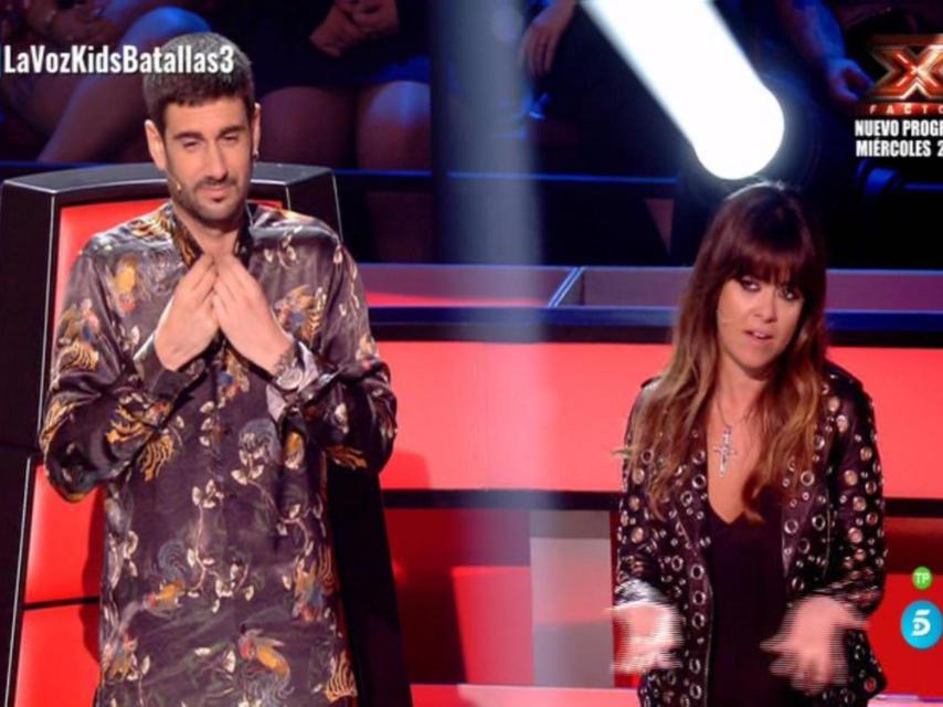 Melendi durante 'La Voz Kids'.