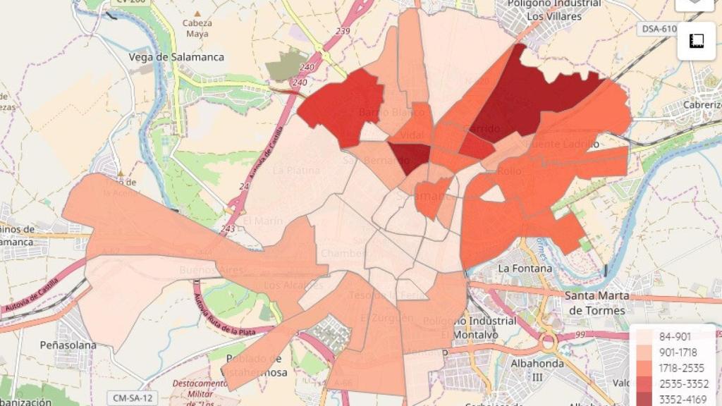 coches salamanca barrios