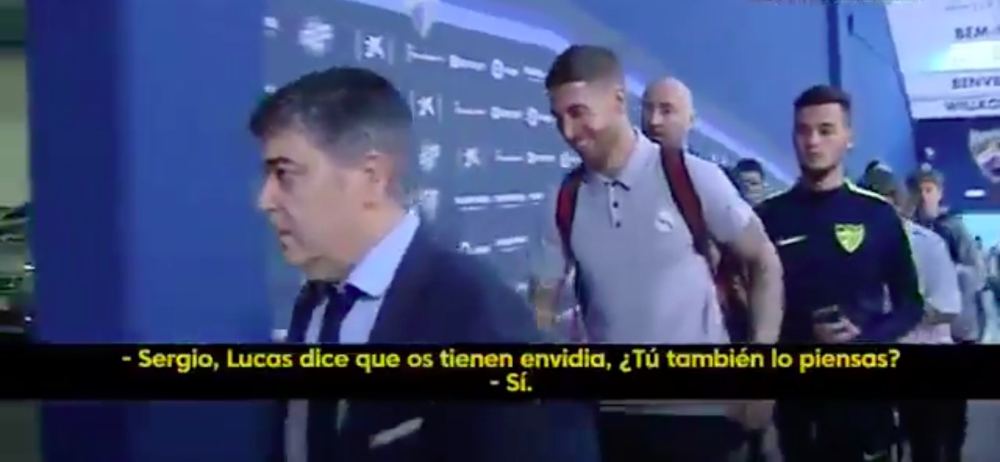 Sergio Ramos denuncia también: Hay antimadridismo
