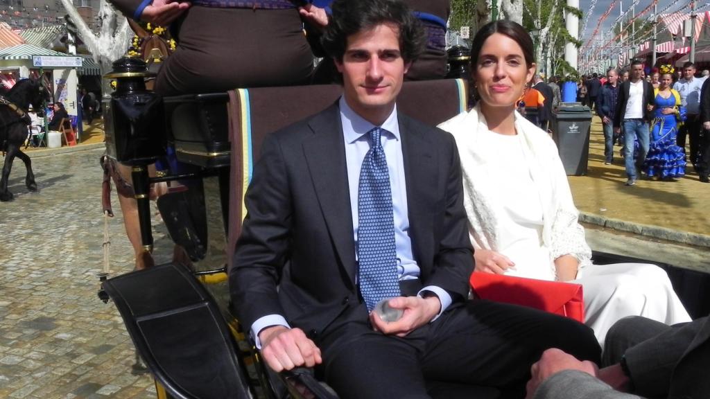 La pareja disfruta siempre que puede de la Feria de Abril.