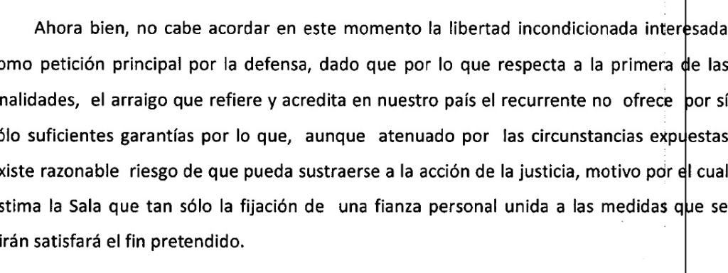 Auto de la Audiencia Provincial de Baleares