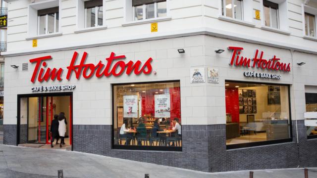Uno de los locales de Tim Hortons en Madrid.
