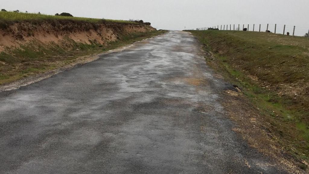 carretera deteriorada salamanca