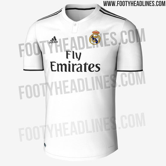 Así será la camiseta del Real Madrid la temporada 2018/2019