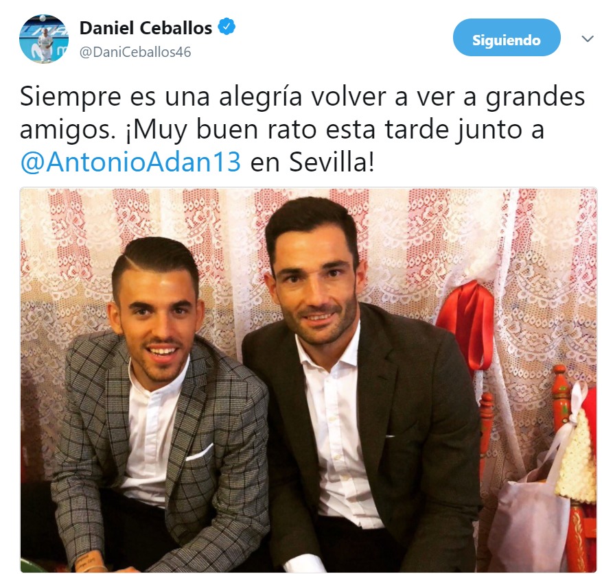 El reencuentro más madridista de Ceballos