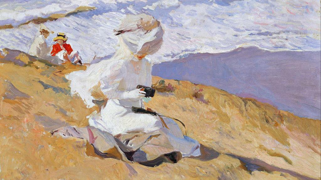 Sorolla no está en Valencia. Esto es Biarritz, en 1906.
