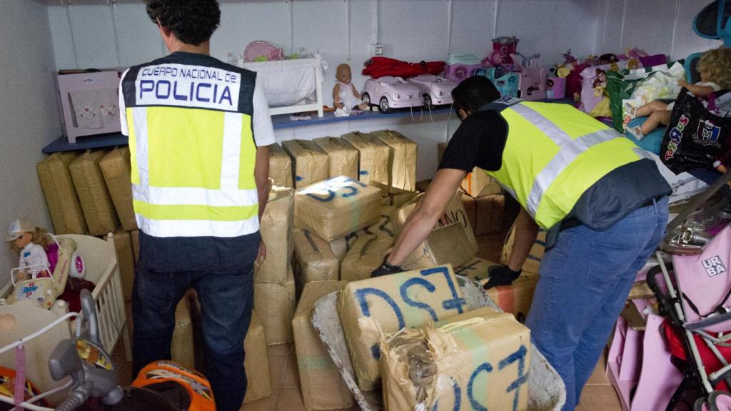 El año pasado se decomisaron 70 toneladas de hachís en La Línea de la Concepción (Cádiz).