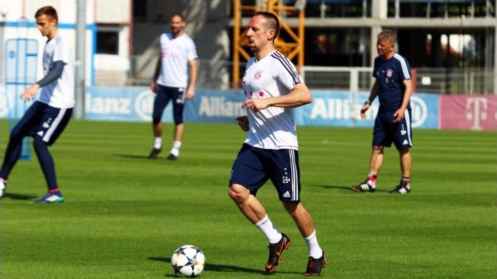 Ribéry. Foto: Twitter (@FCBayernES)