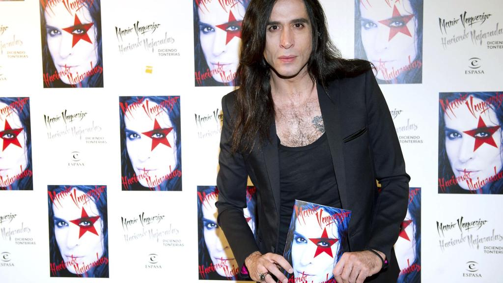 Mario Vaquerizo en la presentación de su libro